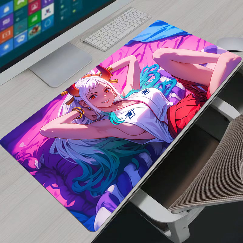 Gaming Mouse Pad Xl - One Piece Yamato Mauspad Notebook Xxl