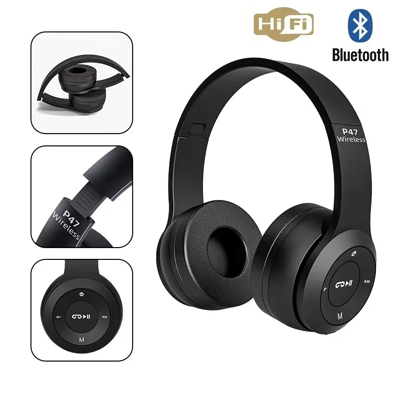 Gaming Accessories Iphone - HIFI Stereo Kopfhörer Bluetooth Headset Folding