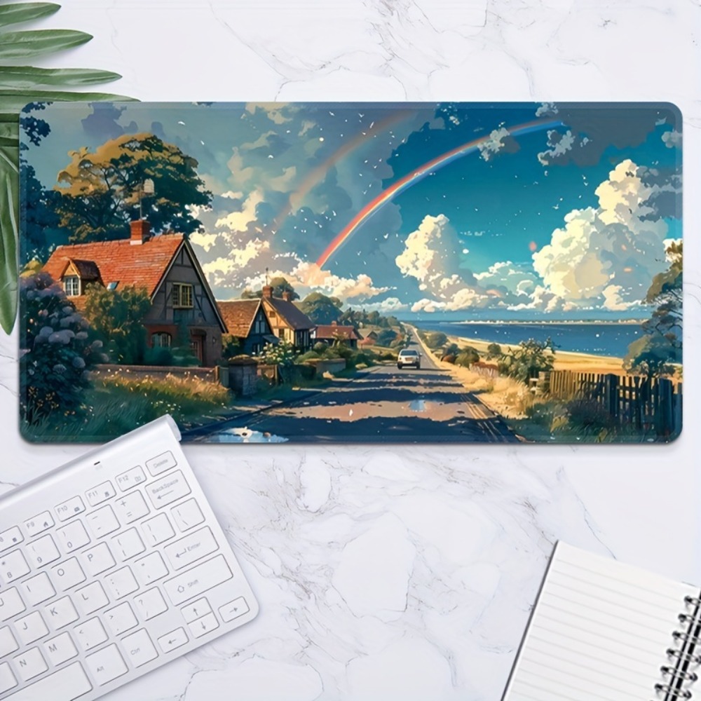 Gaming Accessories For Pc Setup - Große Desktop-Matten für Küstendörfer – PC-Zubehör,