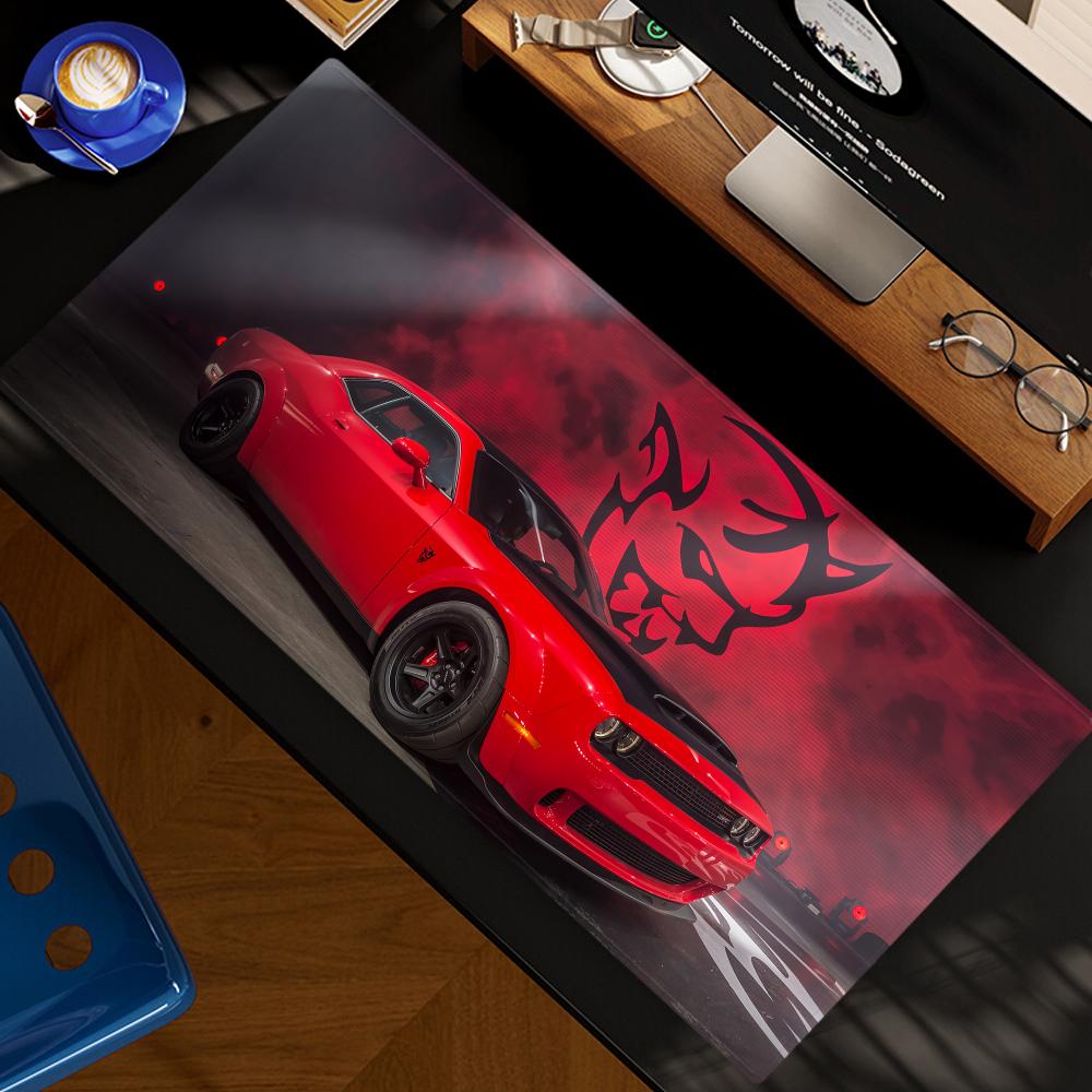 Gaming Mouse Pad Xl - D-DodgeS Auto Cooles Mauspad XXL Computerzubehör
