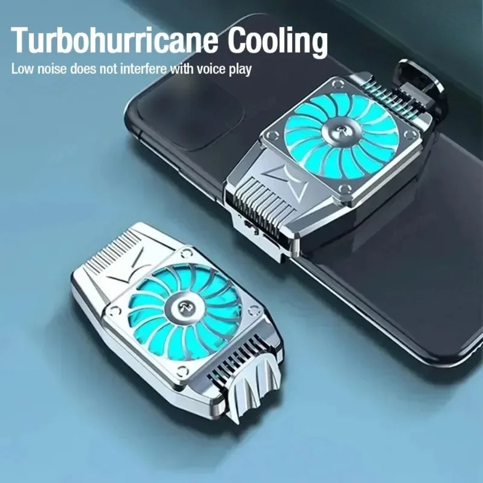 Gaming Accessories Iphone - Tragbarer Mini-Luftkühler mit Rückenclip für Mobiltelefone,