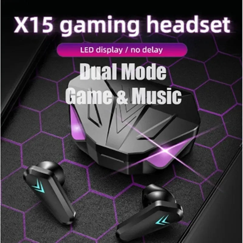 Gaming Accessories Monitor - NEUE X15 TWS Kopfhörer Bluetooth Wireless