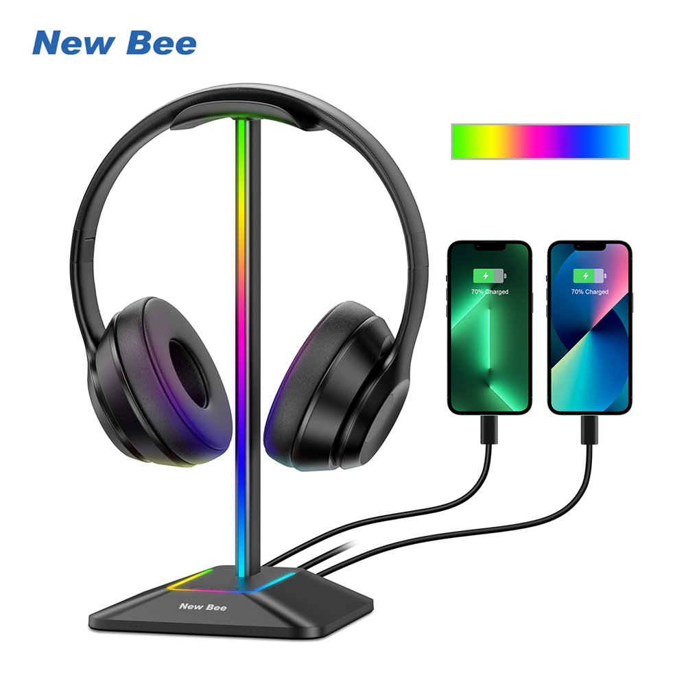 Neuer Bee Z8 RGB-Kopfhörerstän – Gaming Accessories Sale Bewertung und Preis