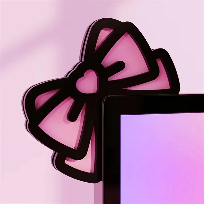 Kawaii rosa Acryl Schleife Mon – Gaming Accessories Monitor Bewertung und Preis